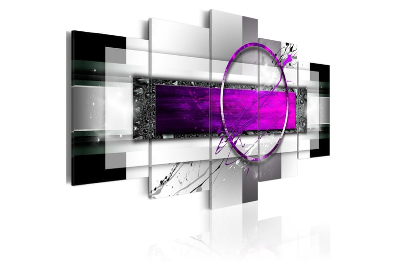 Billede Purple Rim 200x100 - Artgeist sp. z o. o. - Boligtilbehør - Billeder & kunst - Billeder på lærred
