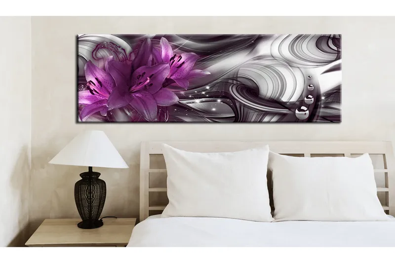 Billede Purple Depth 135x45 - Artgeist sp. z o. o. - Boligtilbehør - Billeder & kunst - Billeder på lærred
