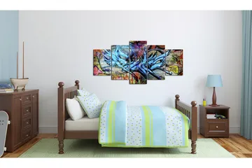 Billede Poesi Af En Storby 100x50 - Artgeist sp. z o. o. - Boligtilbehør - Billeder & kunst - Billeder på lærred