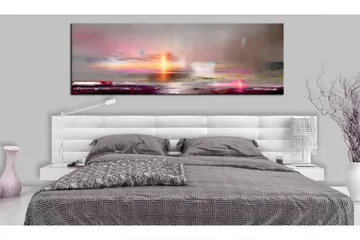 Billede Pink Beach 135x45 - Artgeist sp. z o. o. - Boligtilbehør - Billeder & kunst - Billeder på lærred