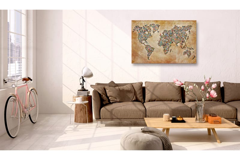 Billede postkort fra verden 90x60, Artgeist sp. z o. o.