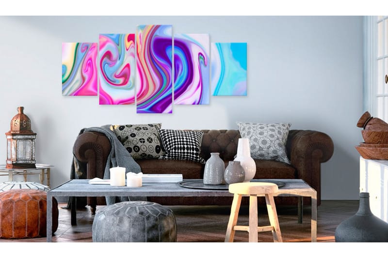 Billede Pastel Ponds 100x50 - Artgeist sp. z o. o. - Boligtilbehør - Billeder & kunst - Billeder på lærred