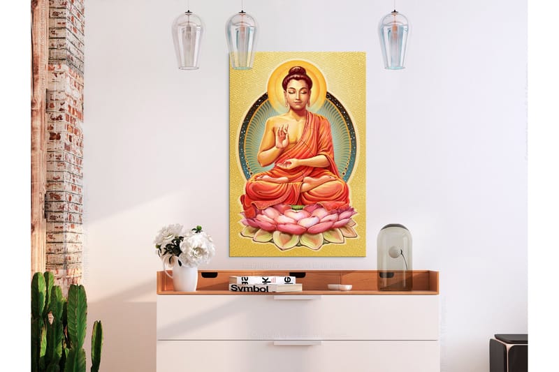 Billede Peace of Buddha (1 del) Lodret 60x90, Artgeist sp. z o. o.
