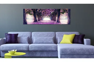 Billede Purple Spring 120x40 - Artgeist sp. z o. o. - Boligtilbehør - Billeder & kunst - Billeder på lærred