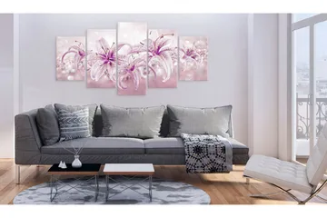 Billede Purple Harmony 100x50 - Artgeist sp. z o. o. - Boligtilbehør - Billeder & kunst - Billeder på lærred