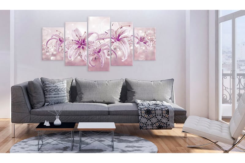 Billede Purple Harmony 100x50 - Artgeist sp. z o. o. - Boligtilbehør - Billeder & kunst - Billeder på lærred