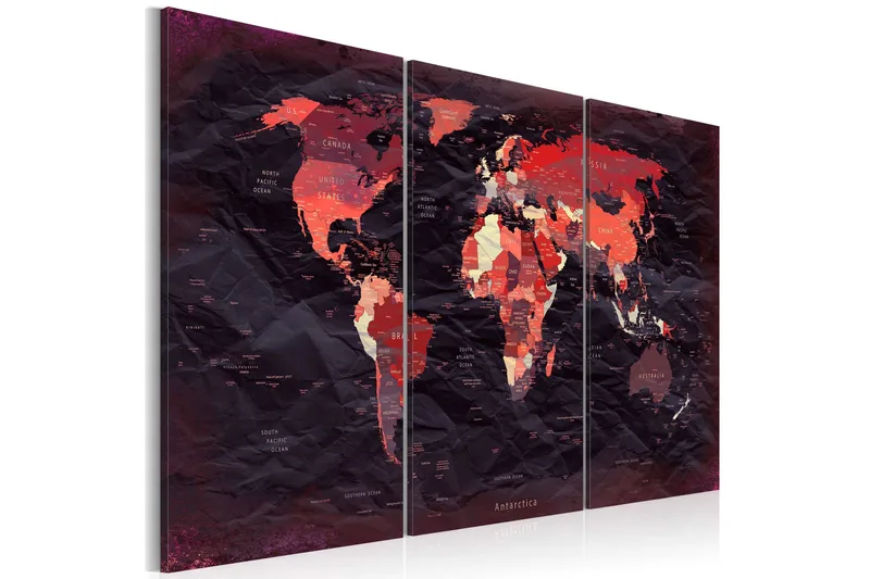 Billede Plan Of The World 90x60, Artgeist sp. z o. o.
