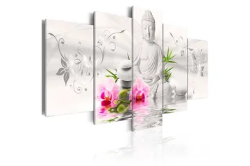 Billede Pearl Buddha 200x100 - Artgeist sp. z o. o. - Boligtilbehør - Billeder & kunst - Billeder på lærred
