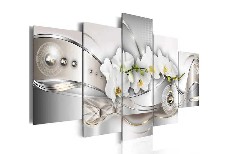 Billede Pearl Dance Of Orchids 200x100, Artgeist sp. z o. o.