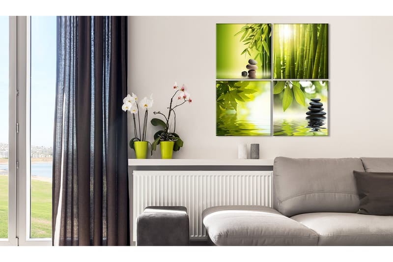 Billede Peace 80x80 - Artgeist sp. z o. o. - Boligtilbehør - Billeder & kunst - Billeder på lærred