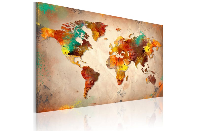 Billede Painted World 60x40, Artgeist sp. z o. o.