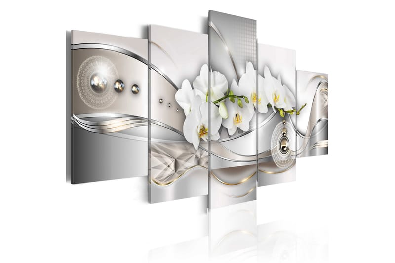 Billede Pearl Dance Of Orchids 100x50, Artgeist sp. z o. o.