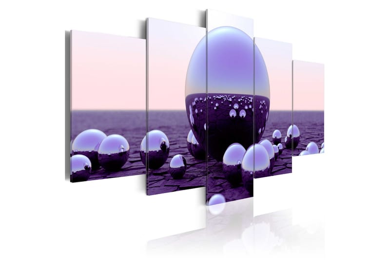 Billede Purple Balls 200x100 - Artgeist sp. z o. o. - Boligtilbehør - Billeder & kunst - Billeder på lærred