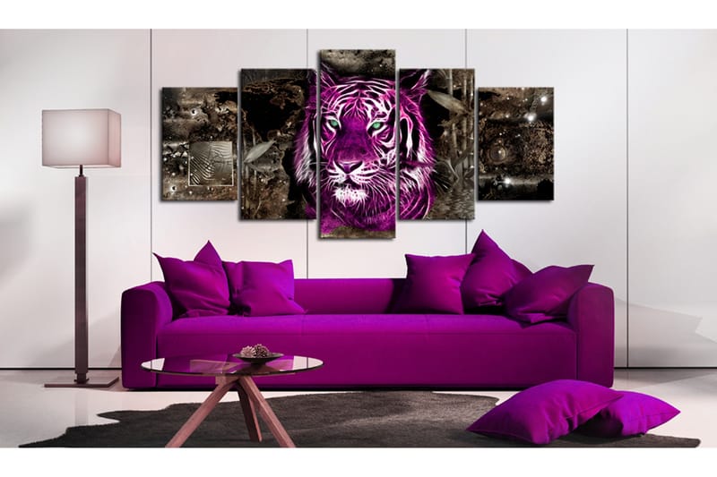Billede Purple King 200x100 - Artgeist sp. z o. o. - Boligtilbehør - Billeder & kunst - Billeder på lærred