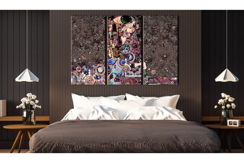 Billede Patches Of Love 120x80 - Artgeist sp. z o. o. - Boligtilbehør - Billeder & kunst - Billeder på lærred