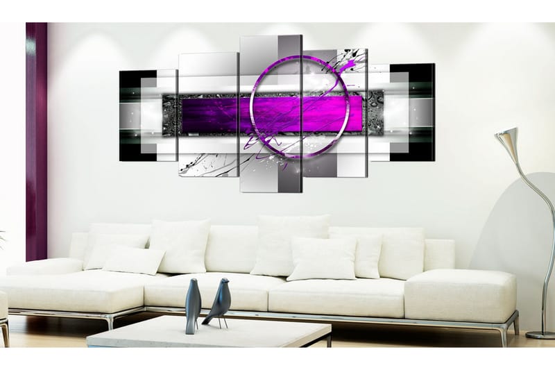 Billede Purple Rim 200x100 - Artgeist sp. z o. o. - Boligtilbehør - Billeder & kunst - Billeder på lærred