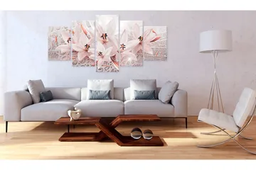 Billede Pink Poem 200x100 - Artgeist sp. z o. o. - Boligtilbehør - Billeder & kunst - Billeder på lærred