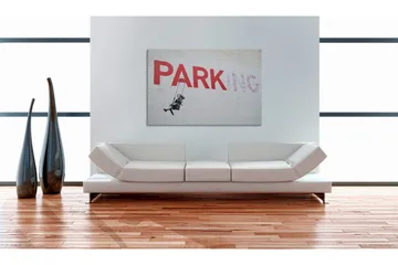 Billede Parking Banksy 60x40 - Artgeist sp. z o. o. - Boligtilbehør - Billeder & kunst - Billeder på lærred