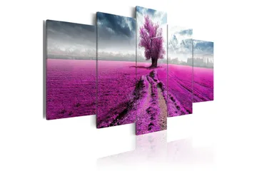 Billede Purple Land 200x100 - Artgeist sp. z o. o. - Boligtilbehør - Billeder & kunst - Billeder på lærred