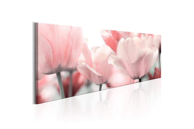 Billede Pink Tulips 135x45, Artgeist sp. z o. o.