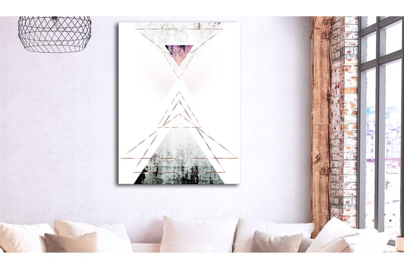 Blackboard Geometric Abstraction (1 Part) Vertical 60x90, Artgeist sp. z o. o.