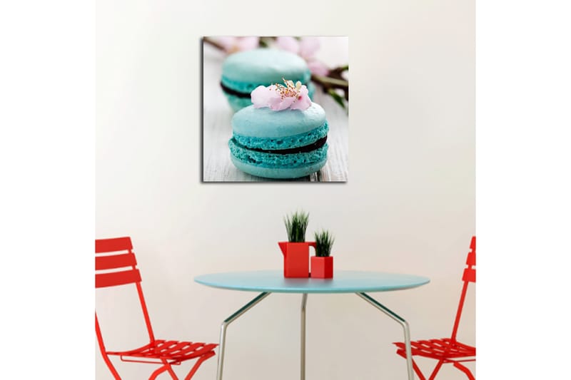 Canvas Blomster Flerfarvet - 44x54 cm - Boligtilbehør - Billeder & kunst - Billeder på lærred