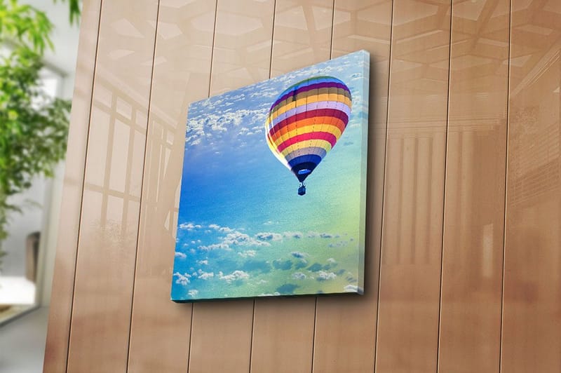 Canvas Blomster Flerfarvet - 44x54 cm - Boligtilbehør - Billeder & kunst - Billeder på lærred