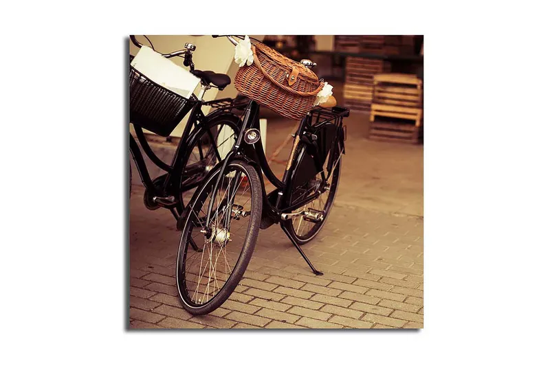 Canvas Blomster Flerfarvet, 44x54 cm