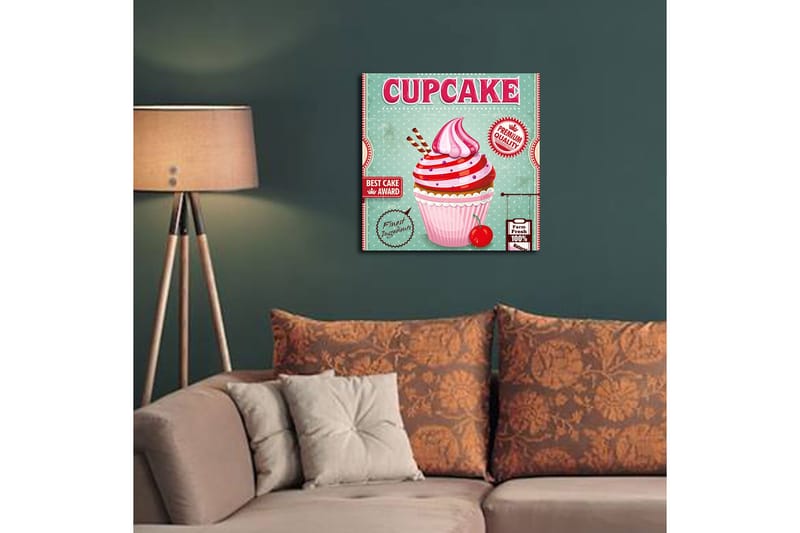 Canvas Blomster Flerfarvet - 44x54 cm - Boligtilbehør - Billeder & kunst - Billeder på lærred