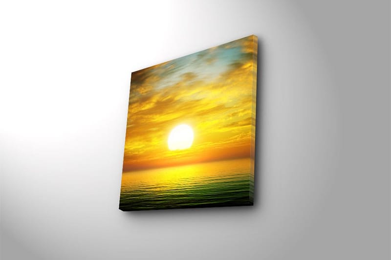 Canvas Blomster Flerfarvet - 44x54 cm - Boligtilbehør - Billeder & kunst - Billeder på lærred