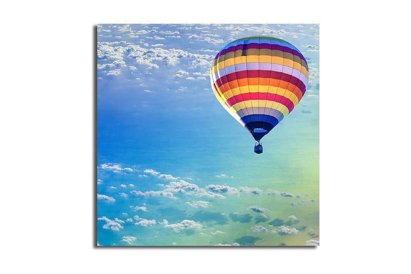 Canvas Blomster Flerfarvet, 44x54 cm