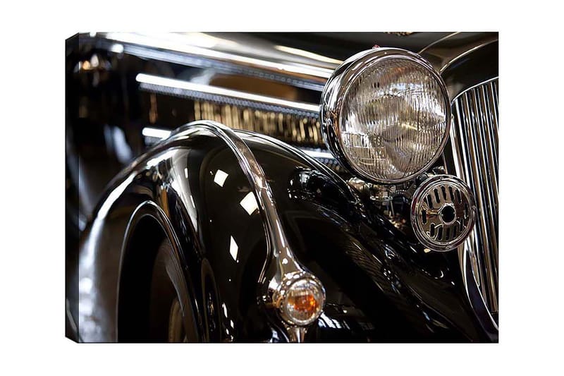 Canvas Blomster Flerfarvet, 55x07 cm