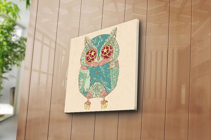 Canvas Flerfarvet - 44x54 cm - Boligtilbehør - Billeder & kunst - Billeder på lærred