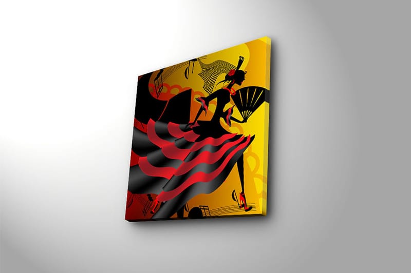 Canvas Flerfarvet - 44x54 cm - Boligtilbehør - Billeder & kunst - Billeder på lærred