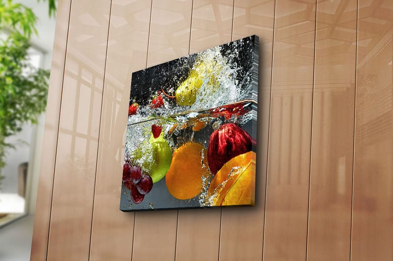 Canvas Flerfarvet - 44x54 cm - Boligtilbehør - Billeder & kunst - Billeder på lærred