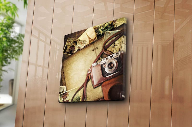 Canvas Flerfarvet - 44x54 cm - Boligtilbehør - Billeder & kunst - Billeder på lærred