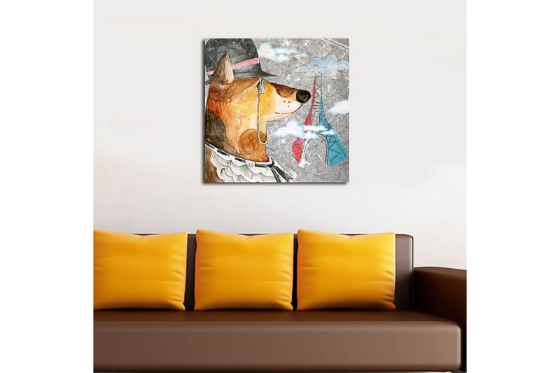 Canvas Flerfarvet - 44x54 cm - Boligtilbehør - Billeder & kunst - Billeder på lærred