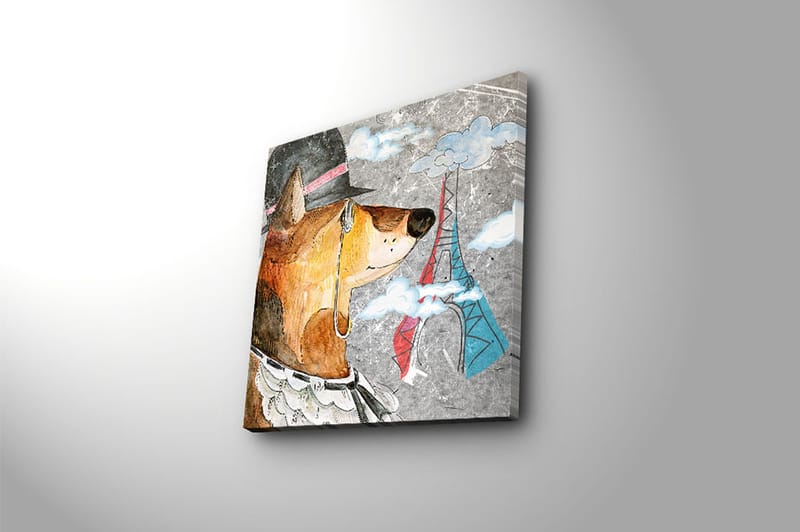Canvas Flerfarvet - 44x54 cm - Boligtilbehør - Billeder & kunst - Billeder på lærred