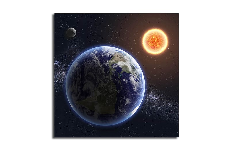 Canvas Flerfarvet, 44x54 cm