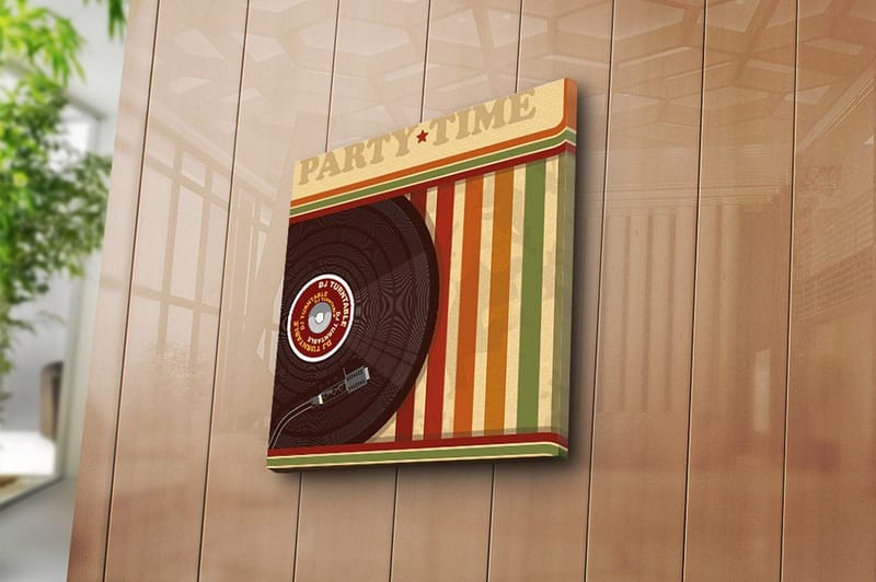 Canvas Flerfarvet - 44x54 cm - Boligtilbehør - Billeder & kunst - Billeder på lærred