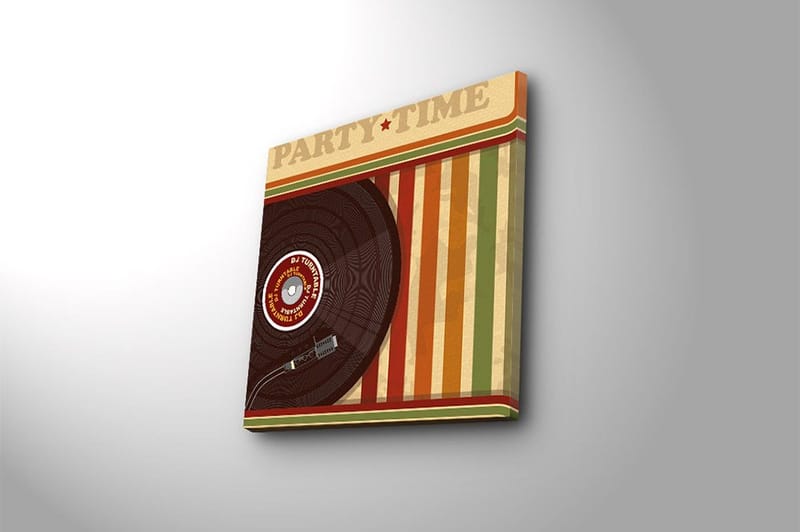 Canvas Flerfarvet - 44x54 cm - Boligtilbehør - Billeder & kunst - Billeder på lærred