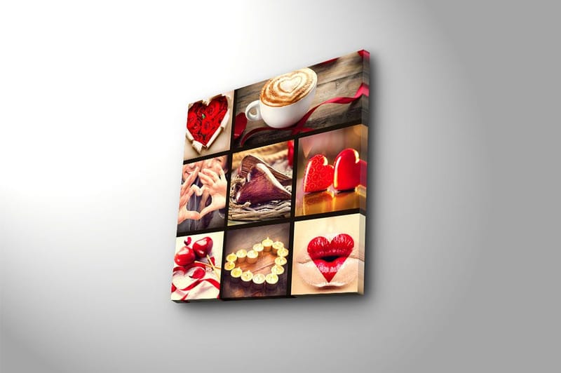 Canvas Flerfarvet - 44x54 cm - Boligtilbehør - Billeder & kunst - Billeder på lærred