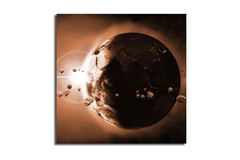 Canvas Flerfarvet, 44x54 cm