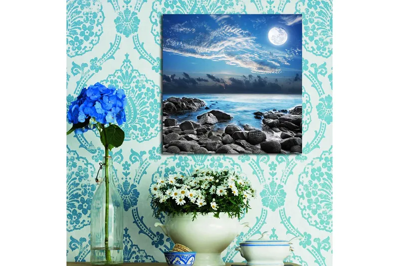 Canvas Flerfarvet - 44x54 cm - Boligtilbehør - Billeder & kunst - Billeder på lærred