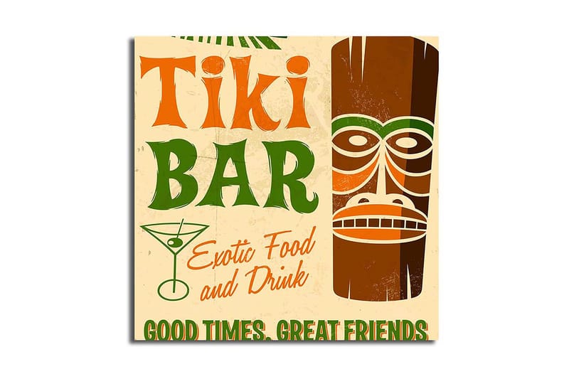 Canvas Flerfarvet, 44x54 cm