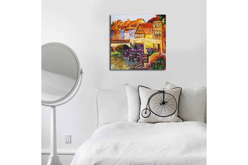 Canvas Flerfarvet - 44x54 cm - Boligtilbehør - Billeder & kunst - Billeder på lærred