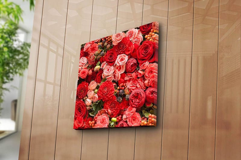 Canvas Flerfarvet - 44x54 cm - Boligtilbehør - Billeder & kunst - Billeder på lærred