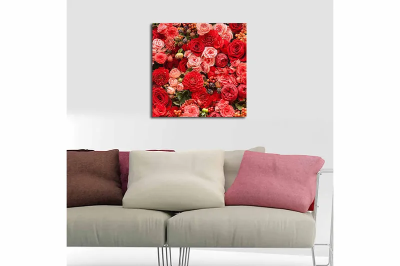 Canvas Flerfarvet - 44x54 cm - Boligtilbehør - Billeder & kunst - Billeder på lærred