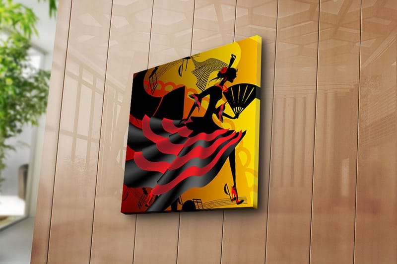 Canvas Flerfarvet - 44x54 cm - Boligtilbehør - Billeder & kunst - Billeder på lærred