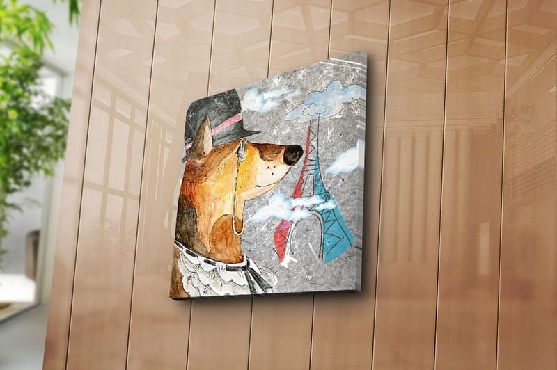 Canvas Flerfarvet - 44x54 cm - Boligtilbehør - Billeder & kunst - Billeder på lærred